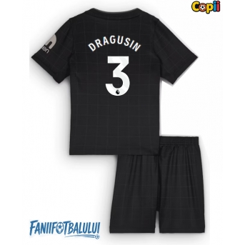 Tottenham Hotspur Radu Dragusin #3 Echipament de Fotbal Replică 2025-26 Copii Deplasare (+ Șorturi)